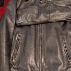 Large Men's Marc New YorK Leather Motorcycle Easy Rider Fully Lined